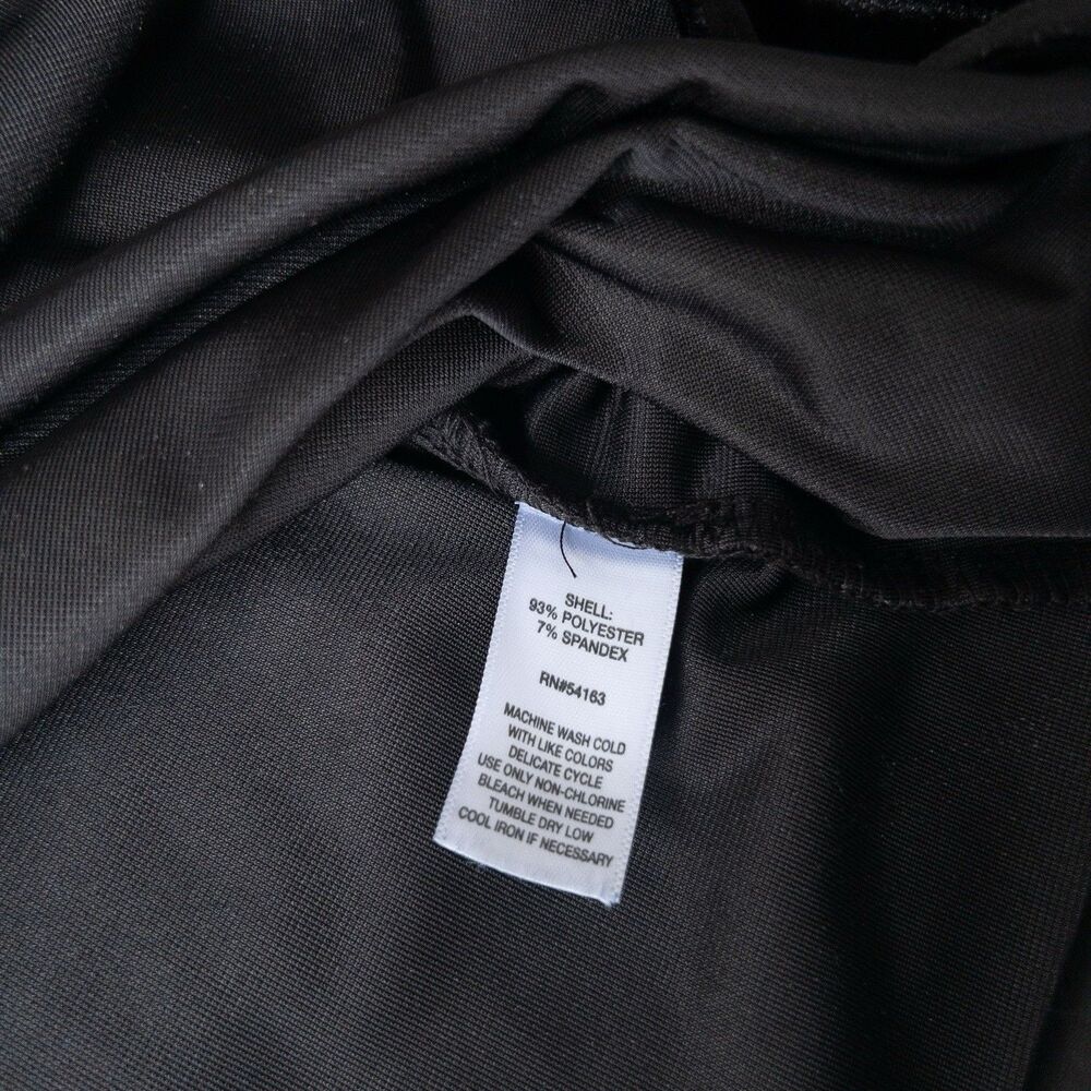 Black Velvet Puff Long Sleeves Top Marc New York Size L - Picture 7 of 10